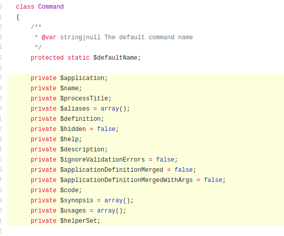 PHP 7.4, Symfony 5, command extends non type hinted property · Issue #35386  · symfony/symfony · GitHub